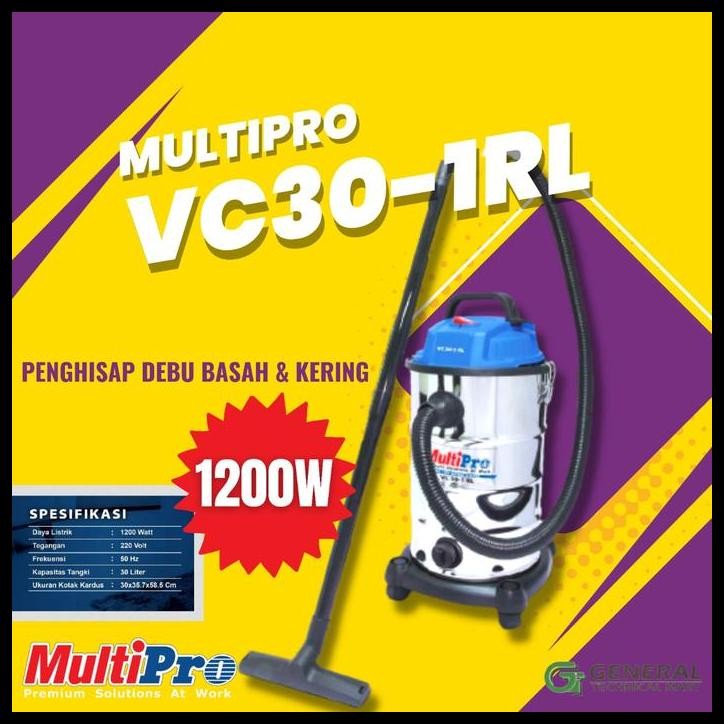 GRATIS ONGKIR MULTIPRO VACUUM CLEANER VC 30-1 RL MESIN PENYEDOT DEBU VC30-1RL