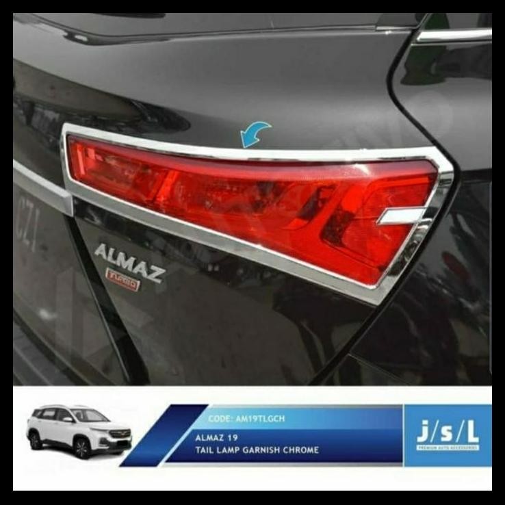 TERMURAH GARNISH STOP LAMP LAMPU REM WULING ALMAZ CHROME JSL 