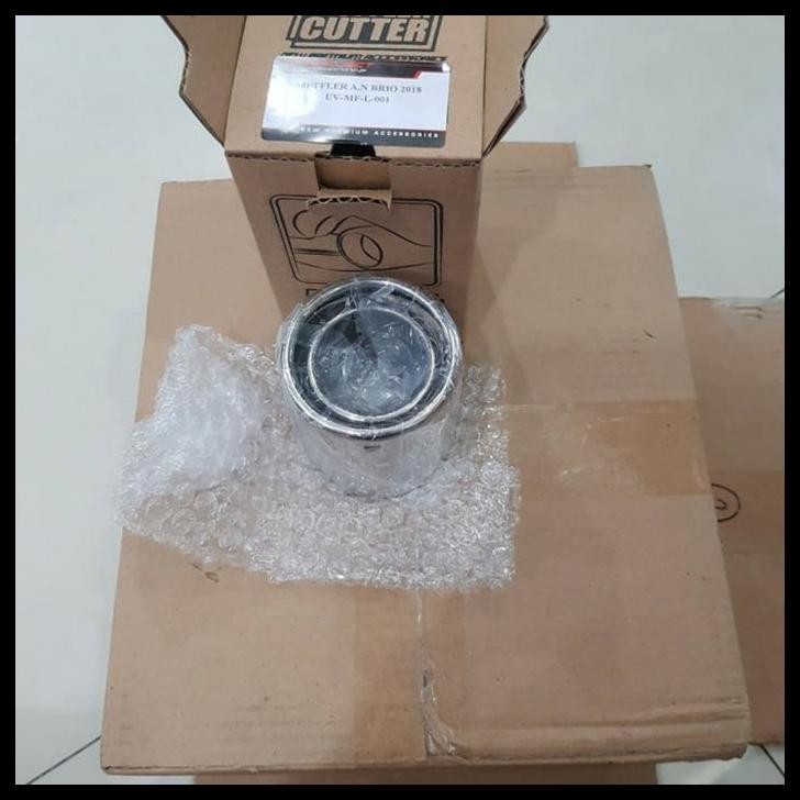 HOT DEAL MUFFLER TIP BUNTUT KNALPOT STAINLESS ALL NEW BRIO 