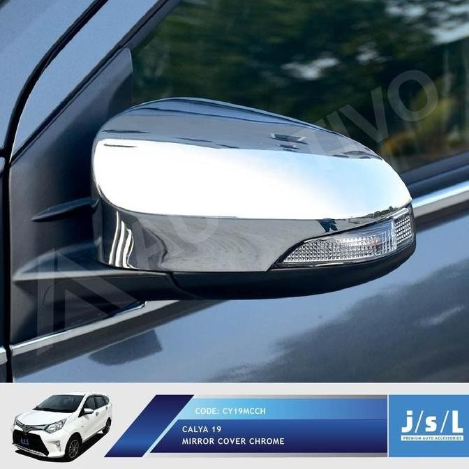 Produk Baru JSL Cover Spion Chrome Calya Sigra 2019 Tutup Spion Mobil Elegan