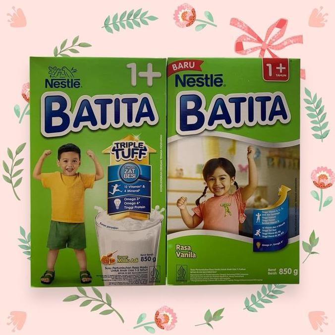 

TERMURAH NESTLE BATITA 1+ 850GR - SUSU BUBUK RASA VANILA MADU UNTUK ANAK