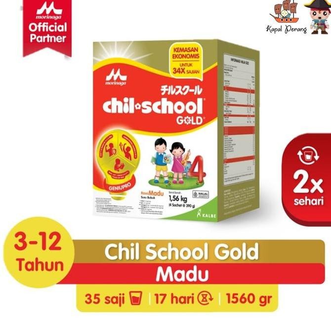 

TERMURAH MORINAGA CHILSCHOOL GOLD/REGULER 1560GR RASA MADU SUSU ANAK 3-12 TAHUN