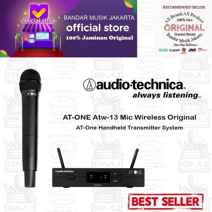 BARU MIC WIRELESS AUDIO TECHNICA AT-ONE ATW13 MIC NIRKABEL ORIGINAL BMJ