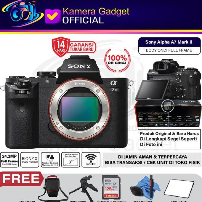 diskon sony a7ii body only mirrorless camera alpha a7 mark ii
