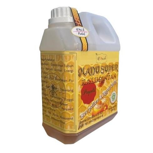 

TERMURAH MADU SUPER KALIMANTAN 1KG + PROPOLIS + BEE POLLEN | MADU HUTAN ASLI