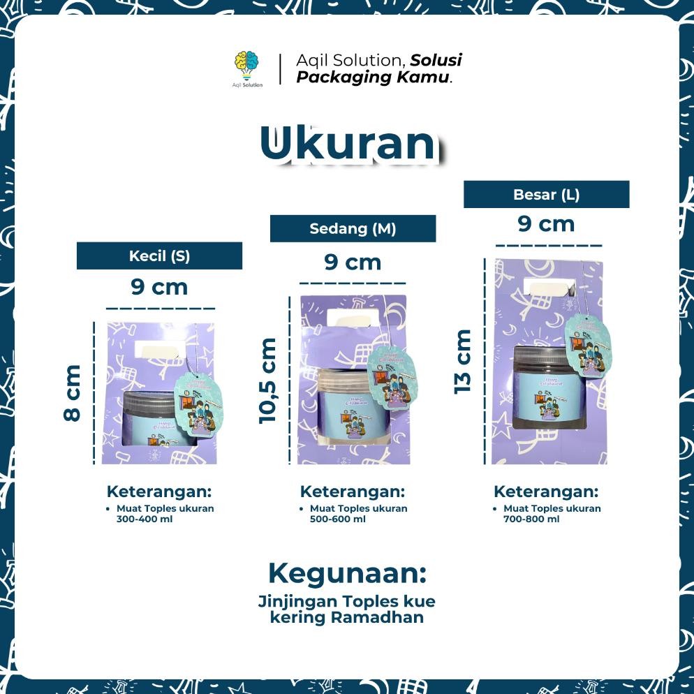 

Special Promo COD (10Pcs) Aqied Box A / Box Jinjing Toples Tabung / Box Hampers Lebaran Eid Pattern by Aqil Solution / Box Toples Tabung 300ml - 800ml / Dus Hampers / Kardus Lebaran / Kotak Lebaran Original Hemat