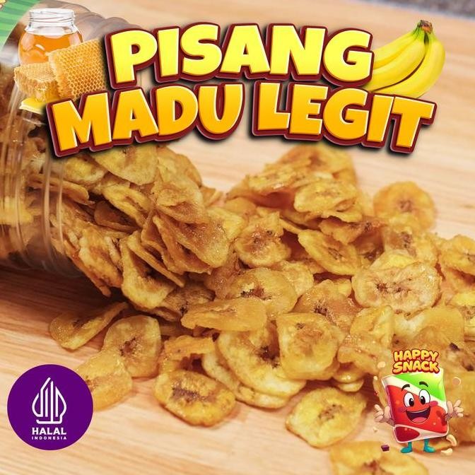 

TERMURAH KERIPIK PISANG MADU LEGIT TOPLES 250GR 500GR SNACK CEMILAN RENYAH MANIS