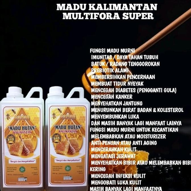 

TERMURAH MADU HUTAN KALIMANTAN GAZLAN 1KG | MADU HERBAL ALAMI ORIGINAL