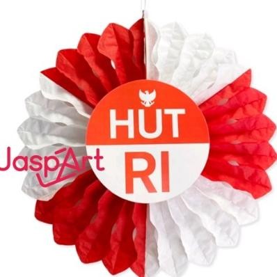 ad-77 eqw-68 Paperfan Hut Ri Kipas Kertas Kemerdekaan 17 Agustus Dekorasi Kemerdekaan Hut Ri Kipas H