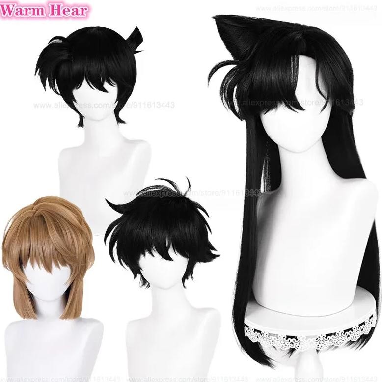 Anime Synthetic Kudou Shinichi Kuroba Kaito Mouri Ran Haibara Ai Cosplay Anime Wigs Jimmy Kudo Rache