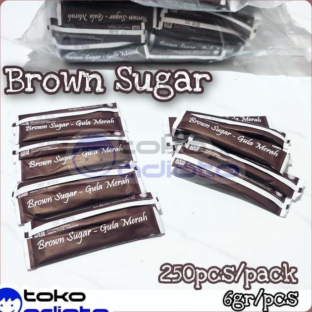 

Brown Sugar Sti 6Gr Isi 250 Pcs Gula Merah Gula Aren Gula Jawa