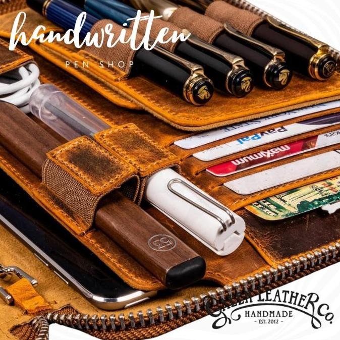 

Galen Leather Leather Zippered A5 Notebook Folio New Stok