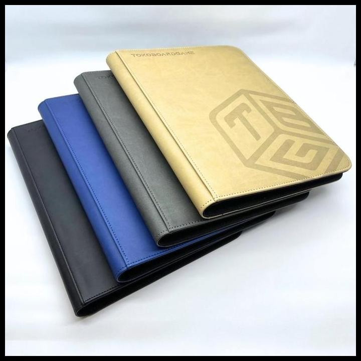 

Terlaris Premium 9 Pocket PU Leather Binder Zipper Card Album - Hobby Collection Best Seller