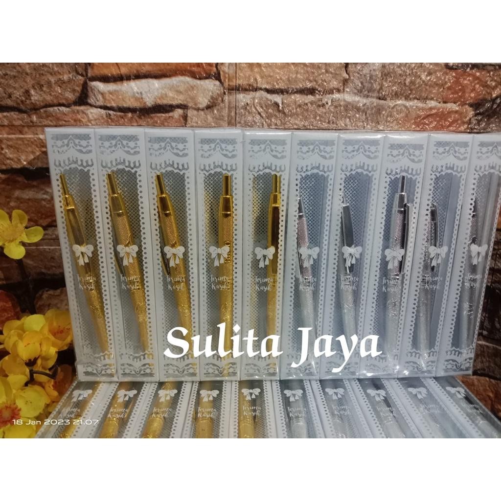 

Souvenir Pernikahan Pulpen Lucu Kemas Mika Isi 100 Pcs Murah Free Kartu Ucapan 100 Lembar Pulpen Gol