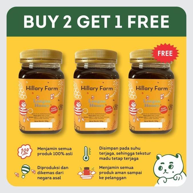 

TERMURAH MADU THAILAND LONGAN HONEY 2 GRATIS 1 | BUY 2 GET 1 FREE PROMO MADU IMPORT ASLI
