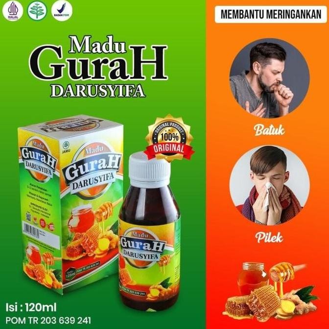 

TERMURAH MADU GURAH DARUSYIFA HERBAL - REDAKAN BATUK, FLU & GANGGUAN PERNAFASAN
