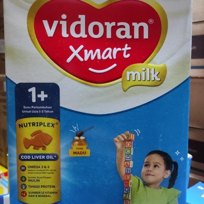 

TERMURAH VIDORAN XMART 1+ RASA MADU 725GR SUSU ANAK 1 TAHUN PLUS NUTRISI
