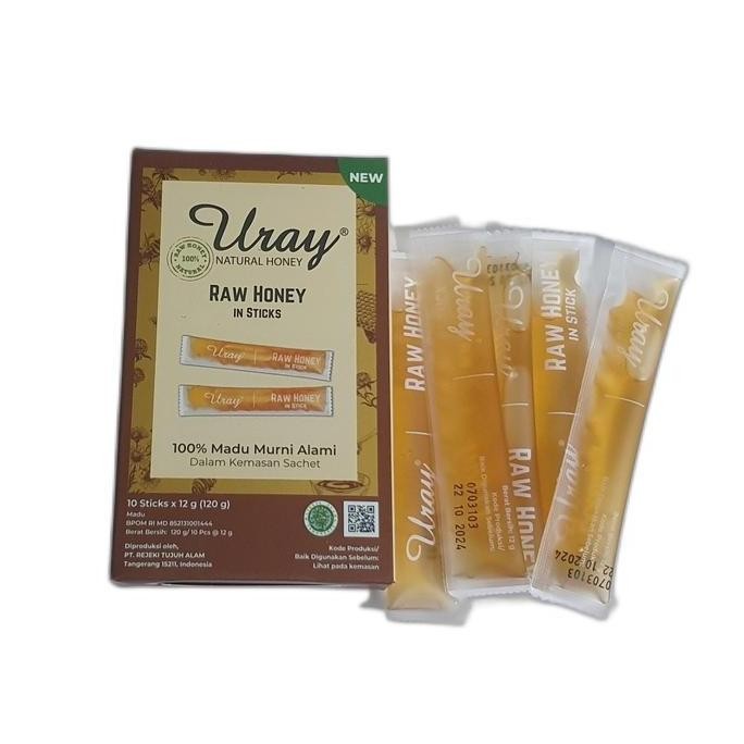 

TERMURAH MADU URAY NATURAL RAW HONEY STICK - MADU MURNI ALAMI DALAM KEMASAN SACHET STIK