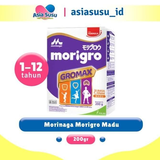 

TERMURAH MORINAGA MORIGRO 200GR RASA MADU/VANILA - SUSU BUBUK ANAK NUTRISI GROMAX