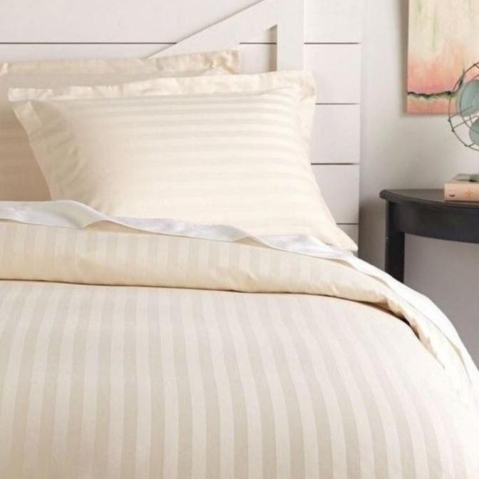 BEDCOVER SET SALUR MICROTENCEL QUEEN SIZE / KING SIZE / EXTRA KING SIZE