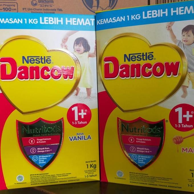 

TERMURAH SUSU DANCOW 1+ RASA MADU/VANILA 1000G - NUTRISI ANAK SUSU BUBUK
