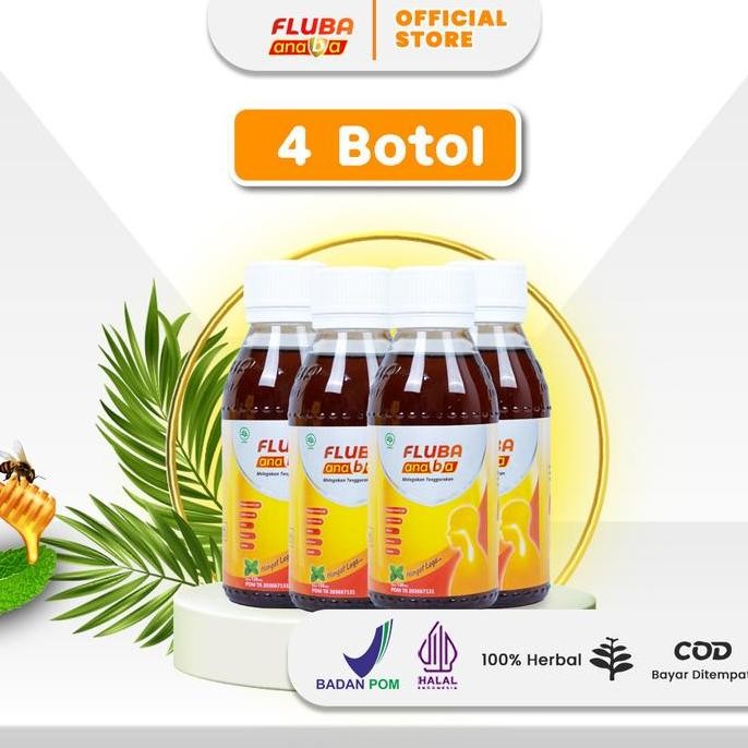 

TERMURAH FLUBA ANABA 4 BOTOL - MADU HERBAL KHUSUS KESEHATAN PERNAFASAN