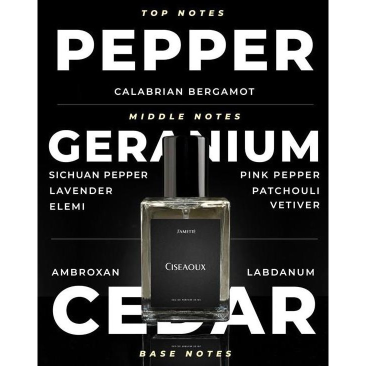 Jamette Perfume Ciseaoux EDP 30ml - Parfum Pria Segar Tahan Lama