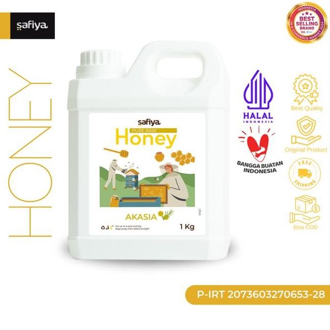 

TERMURAH SAFIYA MADU AKASIA 1 KG RAW HONEY ASLI PREMIUM BERKUALITAS