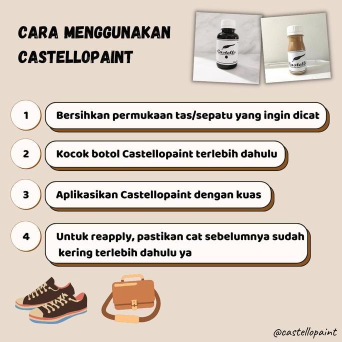 Cat Khusus Sepatu dan Tas Bahan Kulit dan Canvas Biru Murah