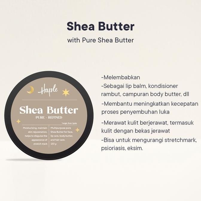 

Haple Pure Shea Butter