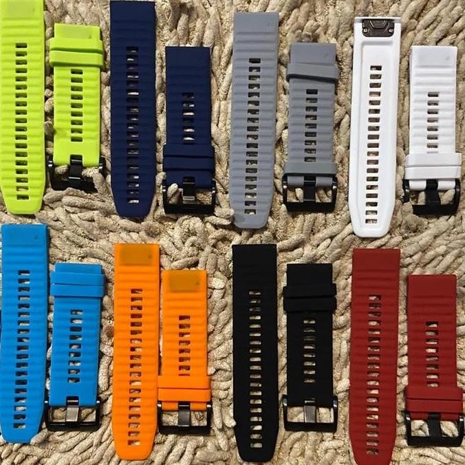Ori - Strap Silikon Garmin Fenix 5X / 6X / 7X Pro Tali Jam Rubber Watch 26Mm