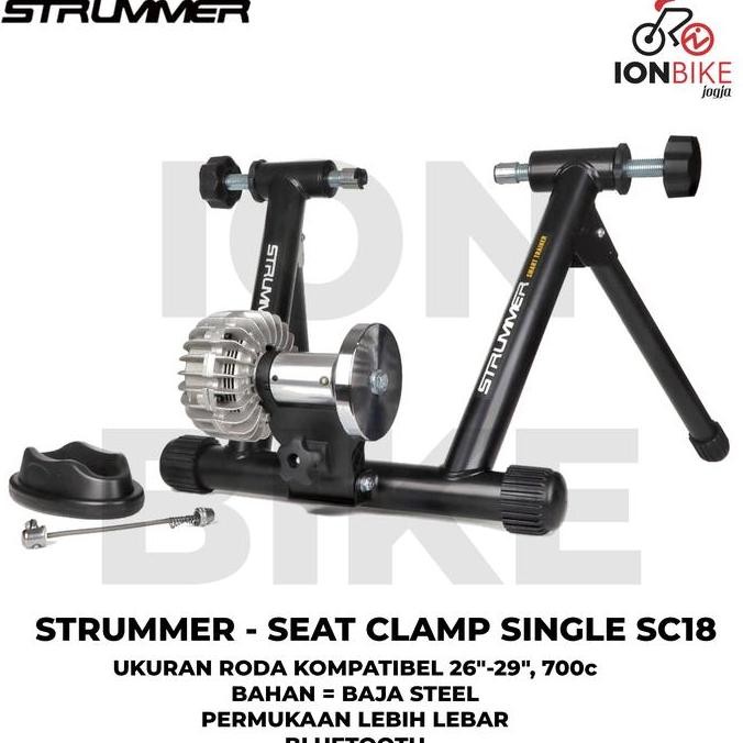 Smart Trainer Strummer BT10 Fluid Power Bluetooth ZWIFT Alat Bersepeda