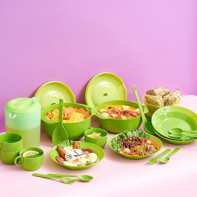 Tempat Makan Prasmanan Madeline Serving Set 18 Pcs / Madeline Wadah Sa