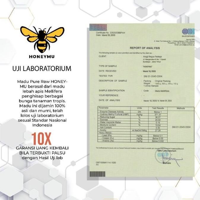 

Madu 1kg Asli Honeymu Nektar Bunga Kopi