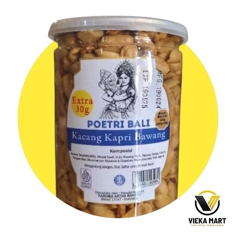 

Poetri Bali Kacang Kapri Bawang Kemasan Toples 320G
