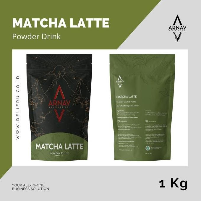 

Matcha Latte Powder Drink Arnav 1 Kg - Minuman Bubuk Matcha Susu