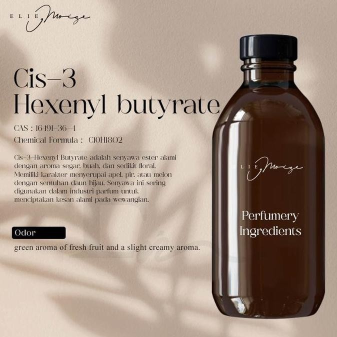 CIS-3 Hexenyl Butyrate 10% Natural Isolates Bahan Parfum Perfumery Ingredients by Elie Moise