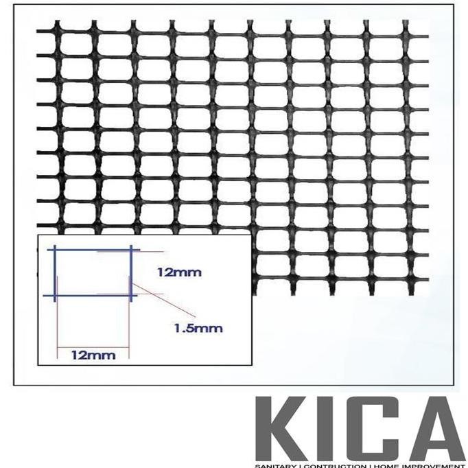 Kawat Jaring Plastik Kotak 1/2 Inch / Kawat Ayam Plastik / Pvc - 1M