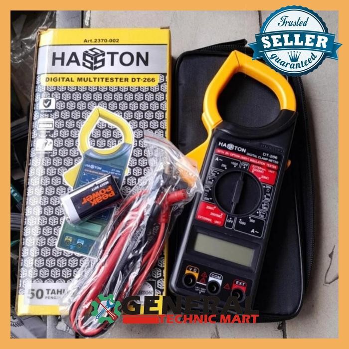 Spesial Hasston Prohex Multitester Digital Dt-266 Tang Amper Clamp Meter
