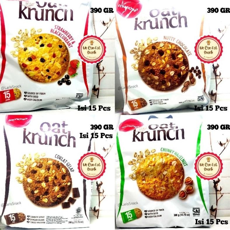 

Oat Krunch Chocolate/Strawberry/Hazelnut/Nutty Coklat 390Gr