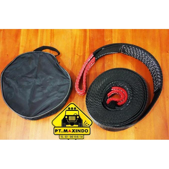 Ori - Tow Strap Runva 3 Meter 8 Ton - Tali Derek Mobil Heavy Duty Emergency Rescue