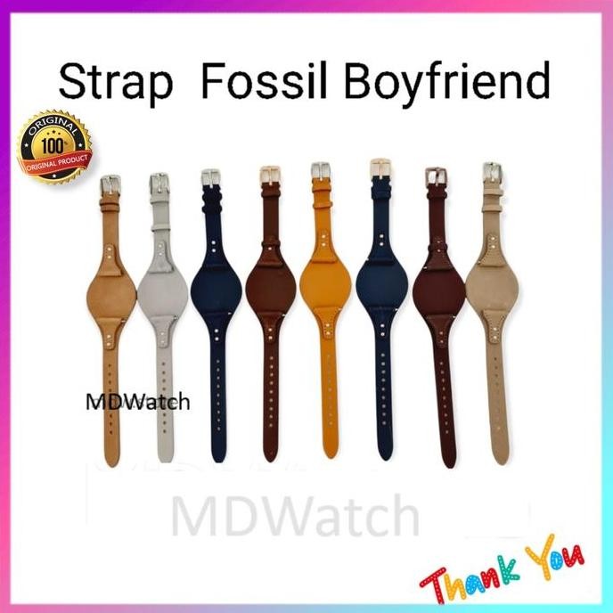 Ori - Strap Kulit Fossil 18Mm Original - Cocok Es4114 Es4113 Es3616 Es3838