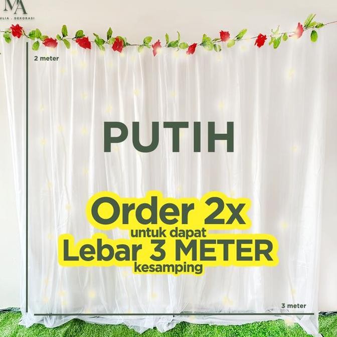 ready Kain Dekorasi Backdrop Dinding Abutai Tile Sudah Dijahit Menjadi Satu Aqiqah Khitan Lamaran Ni