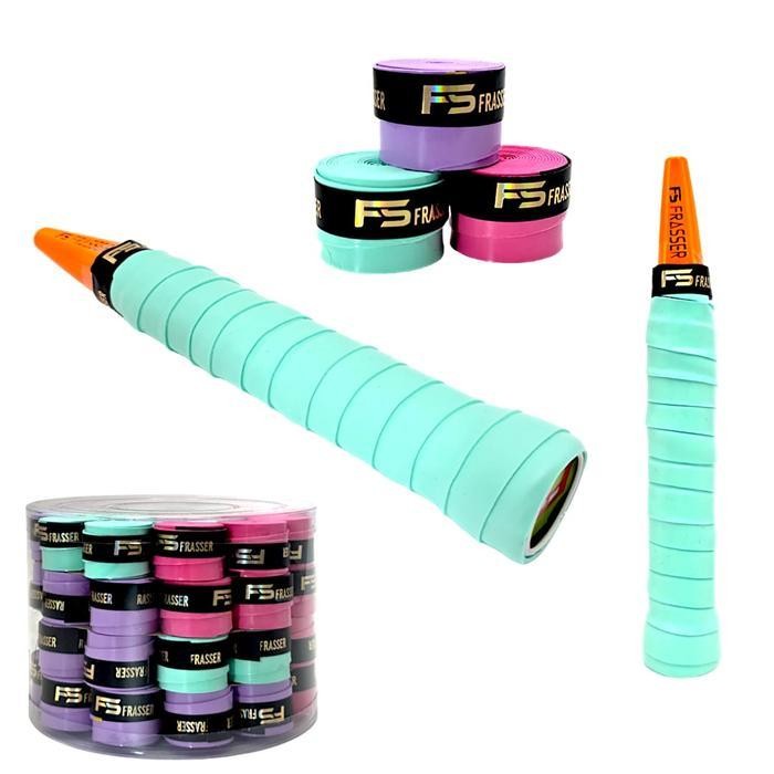 Sss Frasser Grip Raket Badminton Frasser Karet Polos Putih