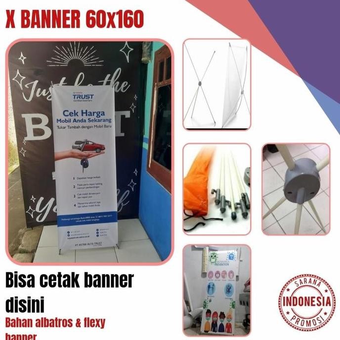 ready x banner PUTIH sarung oren