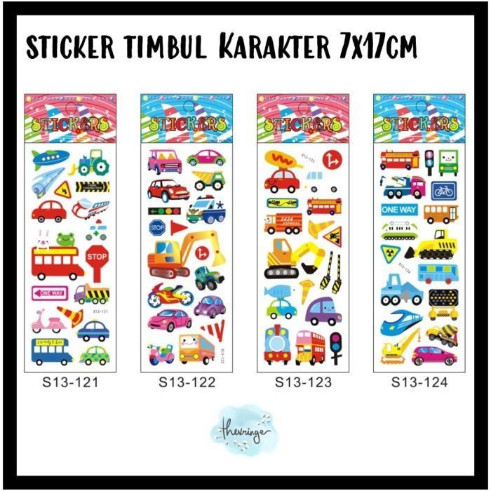 

Ofh Sticker Timbul Karakter Kendaraan Motor Mobil Thomas Cars Traffic Stiker Anak Laki