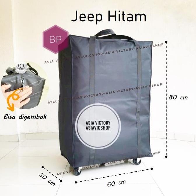 Tas Travel Barang Roda 4 (BP) Shopping Bag Belanja Lipat Koper