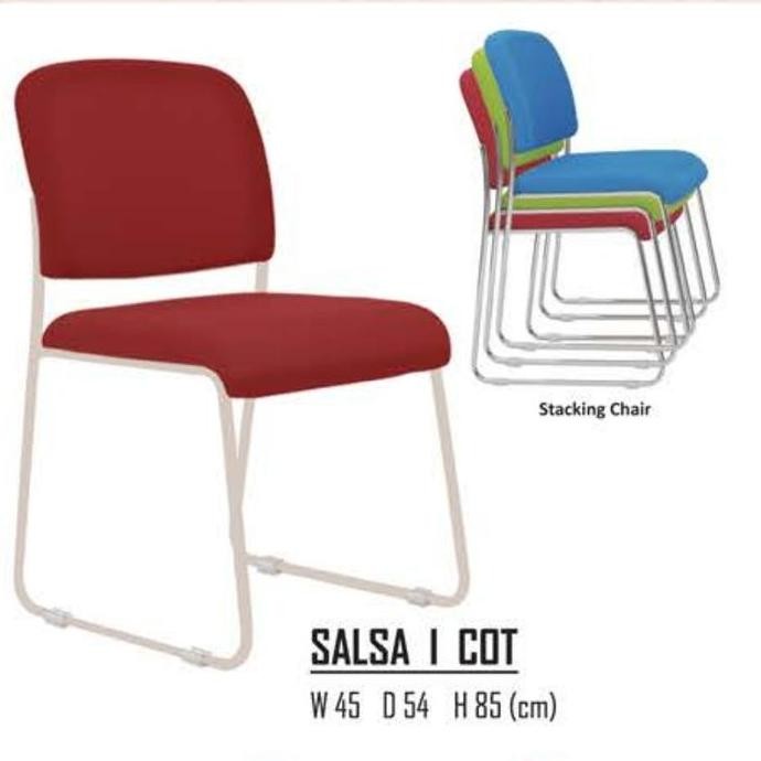 Kursi stacking kursi tunggu Indachi SALSA I