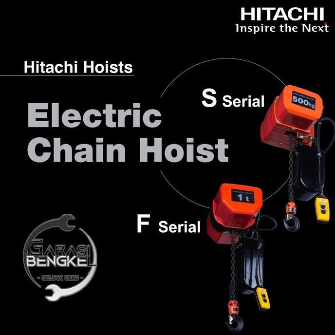 ready Hitachi 3SH Electric Chain Hoist 3 Ton 6 Meter