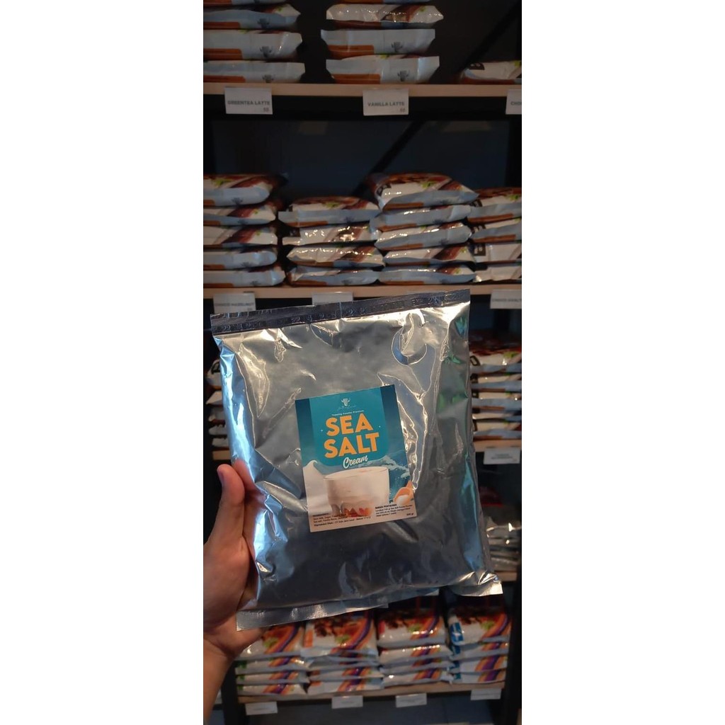 

LM Sea Salt Cream 500gram Topping Powder Minuman Bubuk Drink JAVALAND